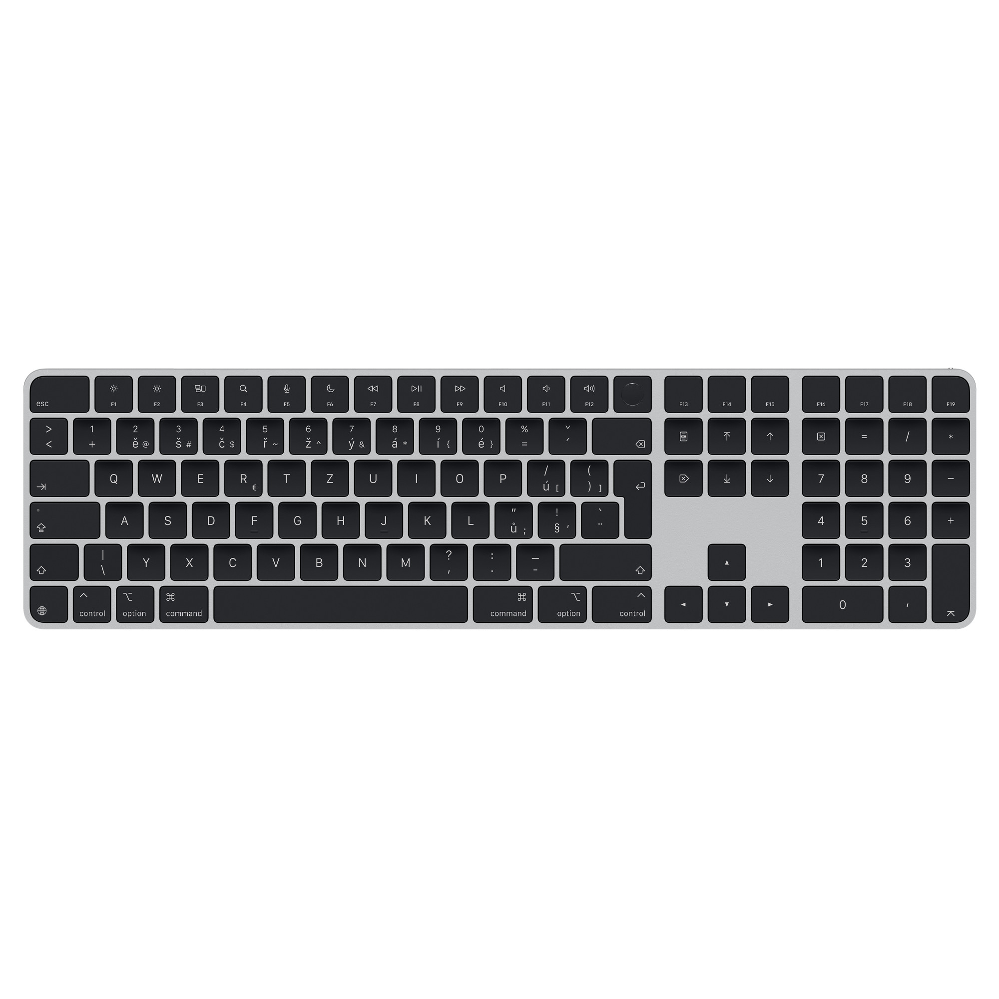 Apple Magic Keyboard Numeric Touch ID/ Bezdrôtová Bluetooth/ SK layout/ Čierna