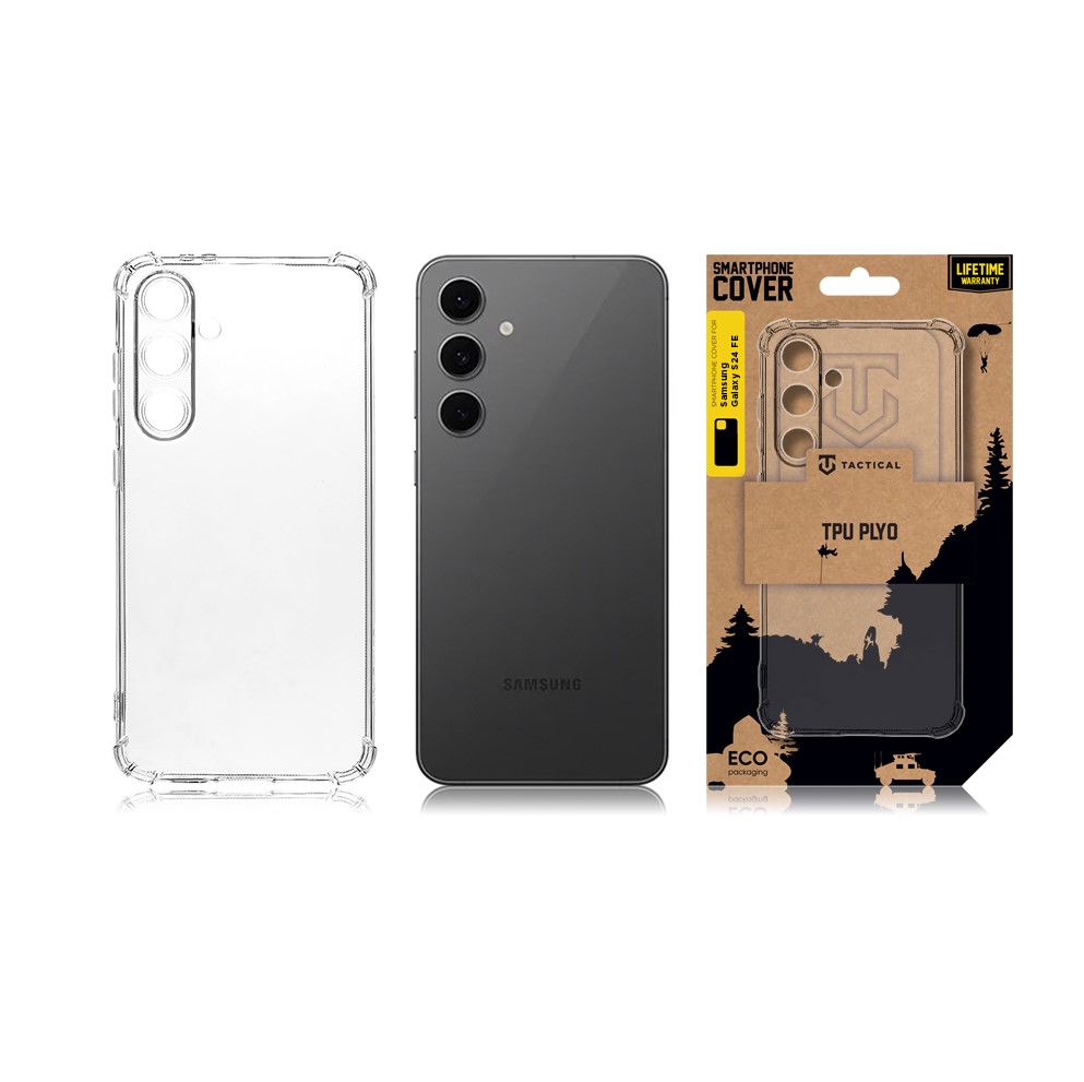 Tactical TPU Plyo Kryt pre Samsung Galaxy S24 FE Transparent 