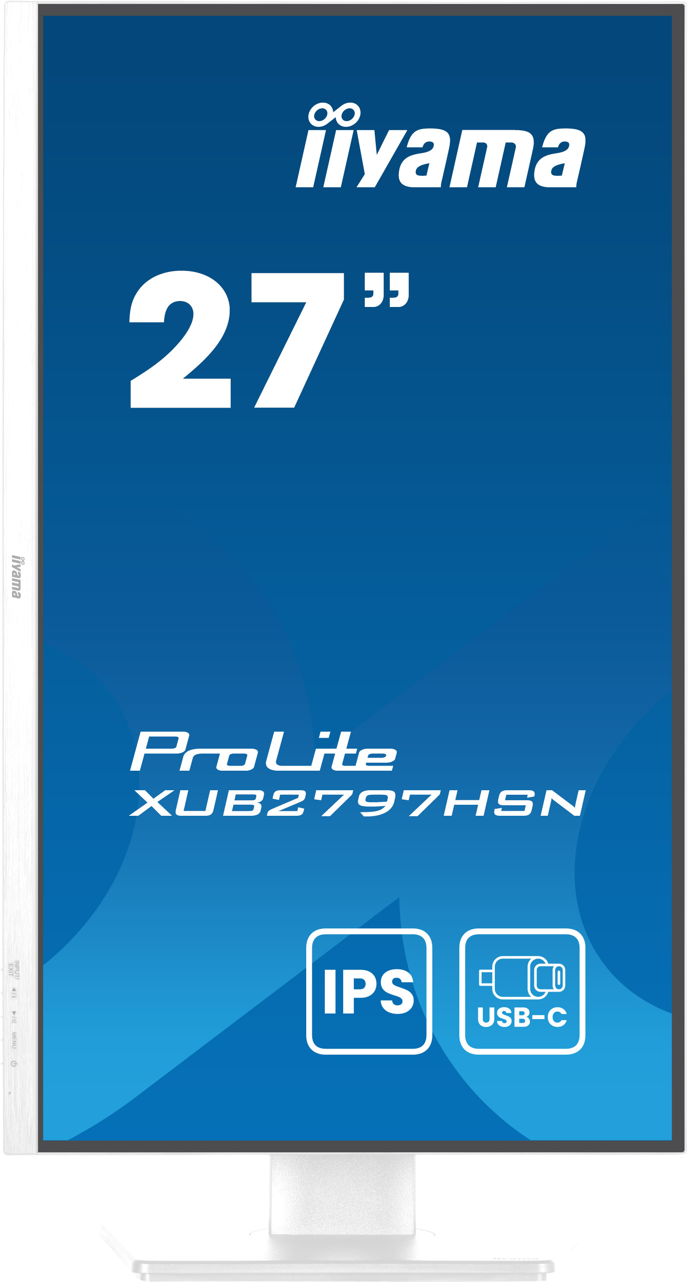 iiyama ProLite/ XUB2797HSN-W2/ 27"/ IPS/ FHD/ 100Hz/ 1ms/ White/ 3R 