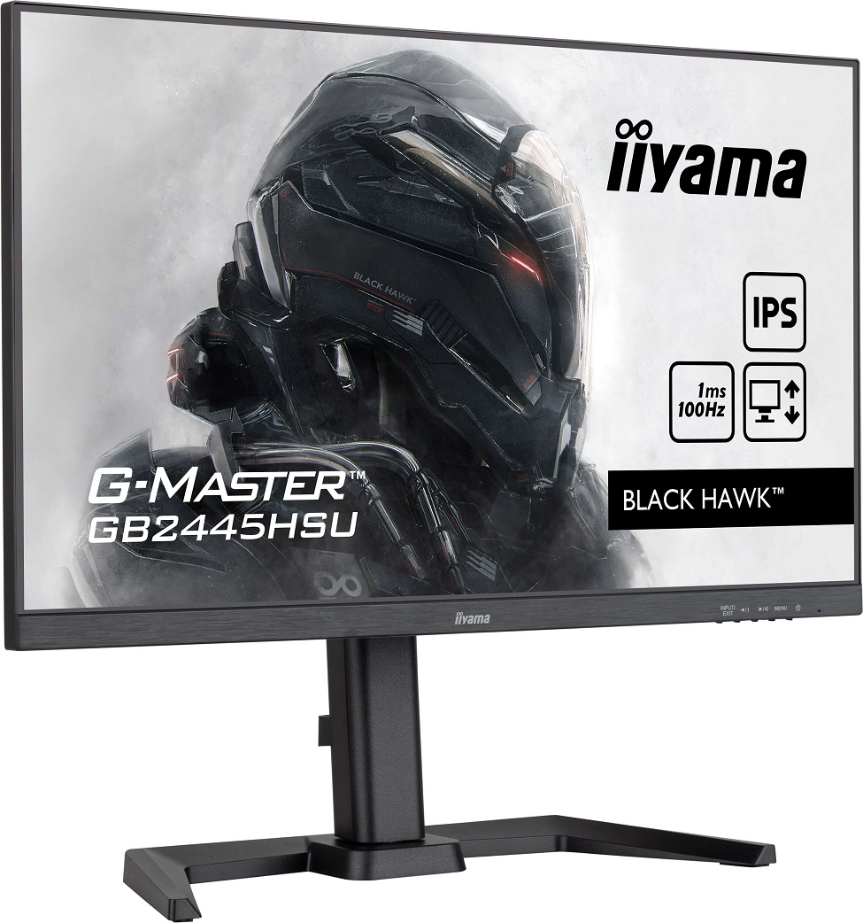 iiyama G-Master/ GB2445HSU-B2/ 23, 8"/ IPS/ FHD/ 100Hz/ 1ms/ Black/ 3R 