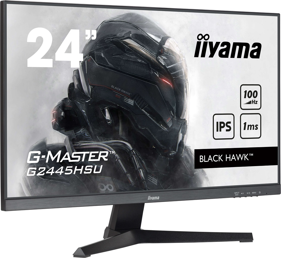 iiyama G-Master/ G2445HSU-B2/ 23, 8"/ IPS/ FHD/ 100Hz/ 1ms/ Black/ 3R 