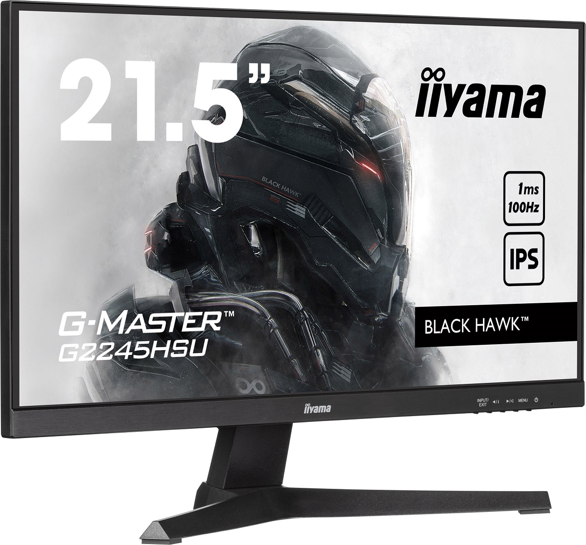 iiyama G-Master/ G2245HSU-B2/ 21, 5"/ IPS/ FHD/ 100Hz/ 1ms/ Black/ 3R 