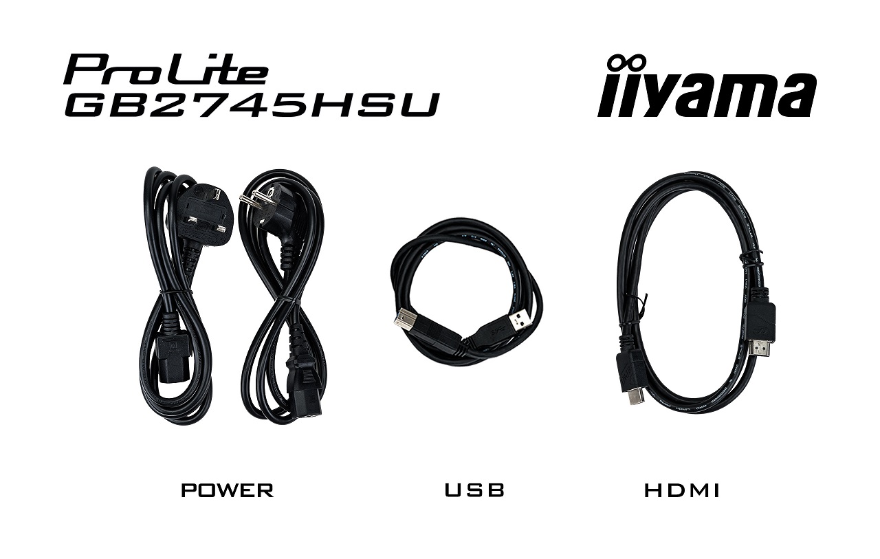 iiyama G-Master/ GB2745HSU-B2/ 27"/ IPS/ FHD/ 100Hz/ 1ms/ Black/ 3R 