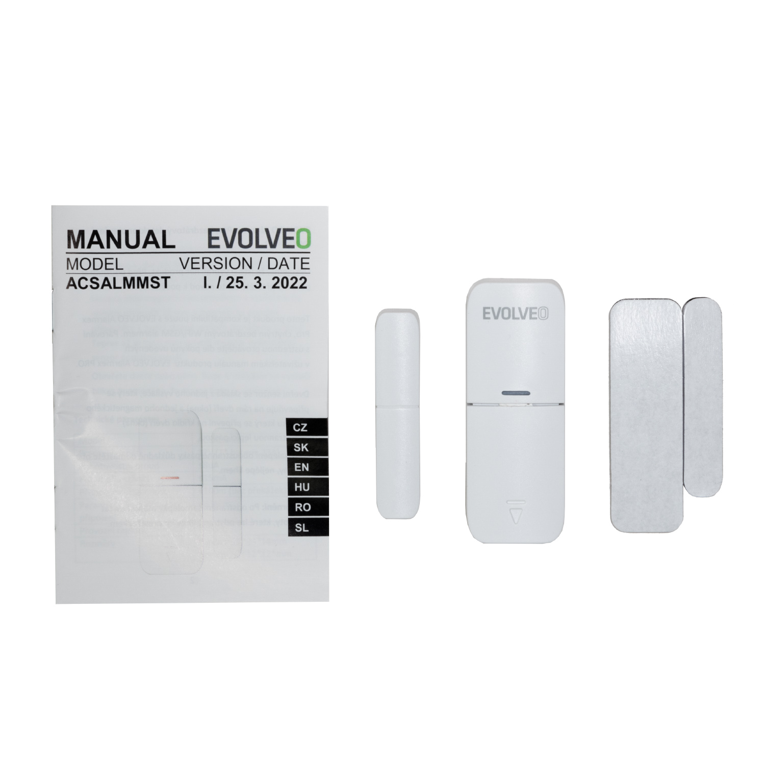 EVOLVEO bezdr. detektor otvorenia okien/ dverí pre SecuPro/ Alarmex Pro 