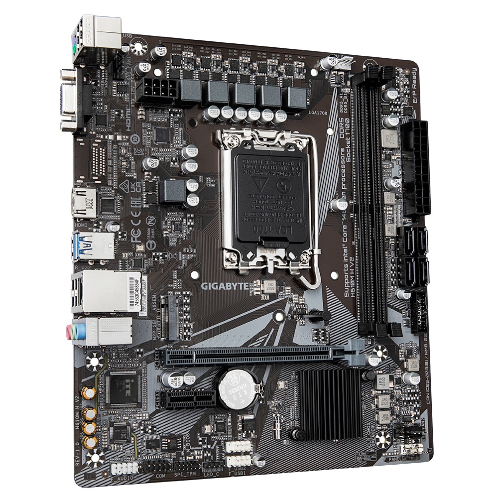 GIGABYTE H610 H V2/ LGA 1700/ mATX 
