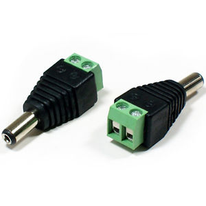 DCSV21 DC napájací konektor 2.1mm so svorkovnicou - male 