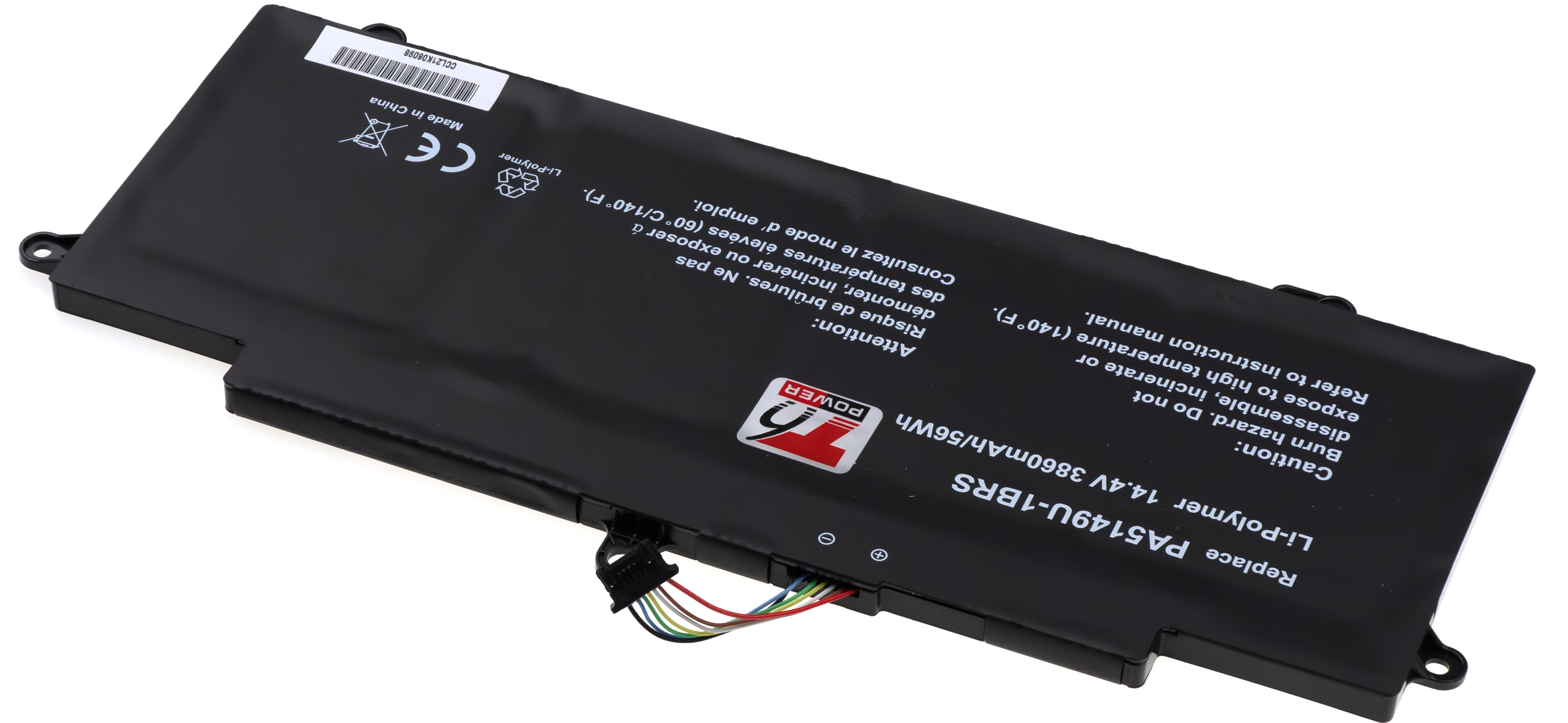 Batéria T6 Power Toshiba Tecra Z40-A, Z50-A séria, 3860mAh, 56Wh, 4cell, Li-pol 
