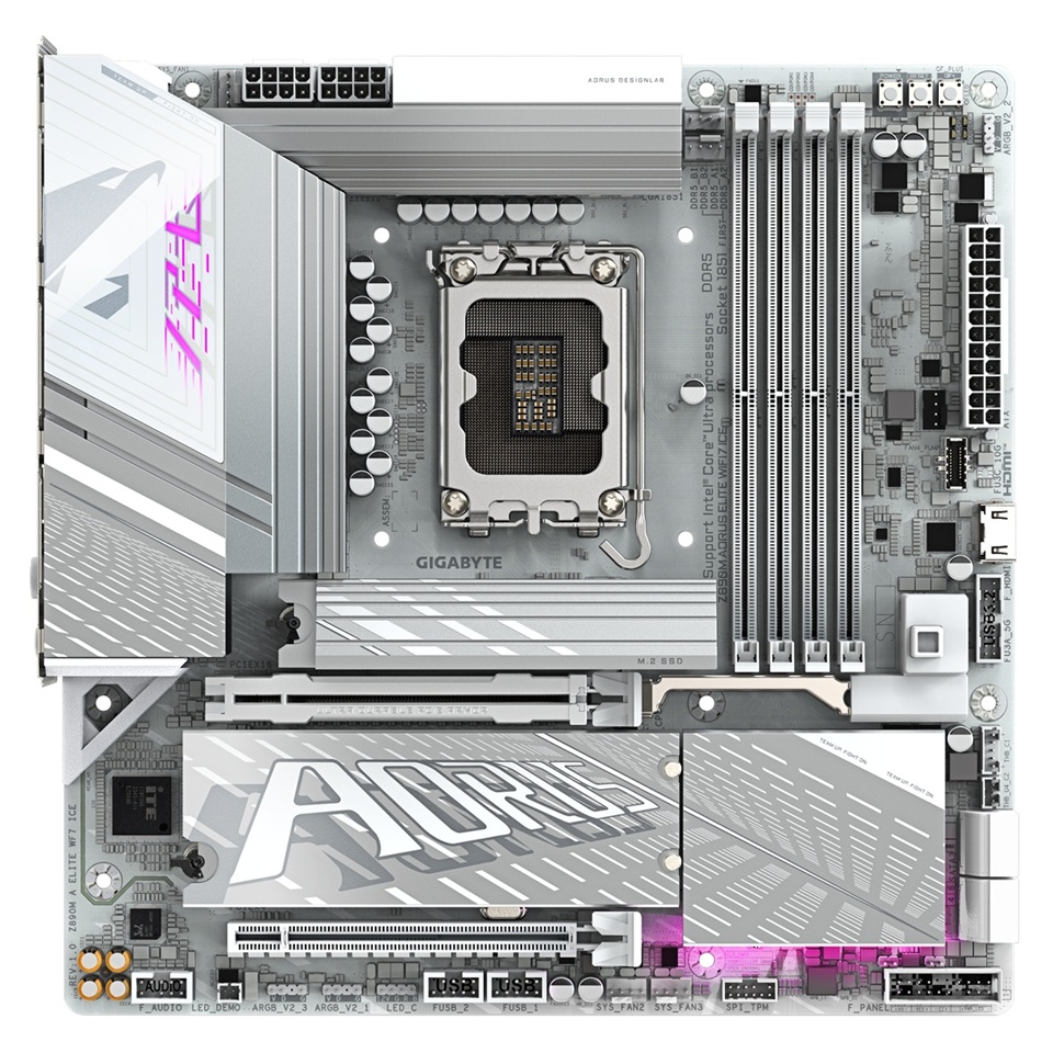GIGABYTE Z890 AORUS ELITE WIFI7 ICE/ LGA 1851/ mATX 