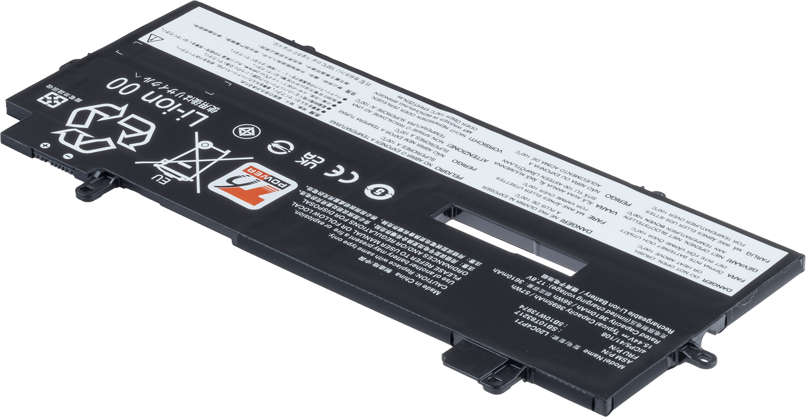 Batéria T6 Power Lenovo ThinkPad X1 Carbon 9, 10, 11 Gén, 3695mAh, 57Wh, 4cell, Li-Pol 