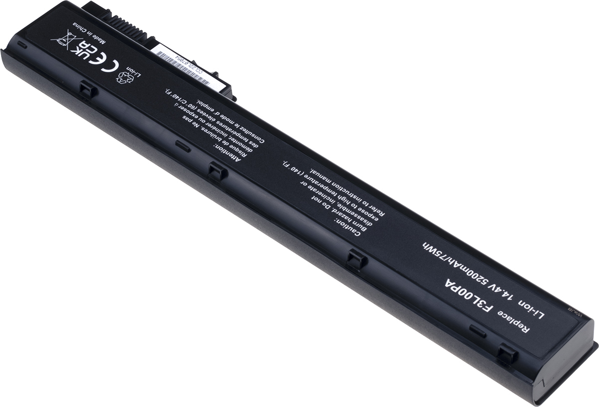 Batéria T6 Power HP ZBook 15 G1, 15 G2, ZBook 17 G1, 17 G2, 5200mAh, 75Wh, 8cell 