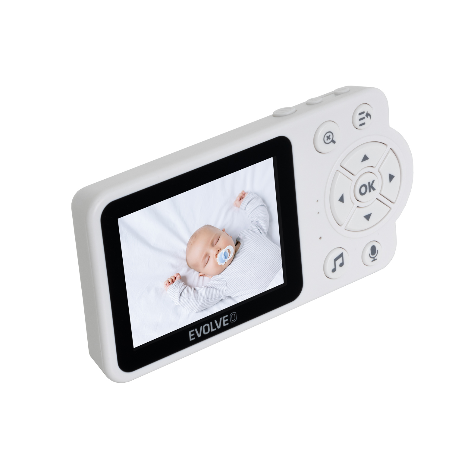 EVOLVEO Baby Monitor N3, detská videoopatrovateľka, ružová 