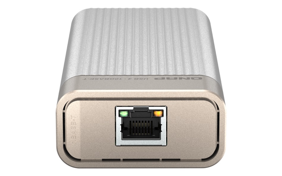 QNAP QNA-UC10G1T - adaptér USB-C 4 (podpora Thunderbolt 3 a 4) na 10GbE NBASE-T (pasívne chladenie) 
