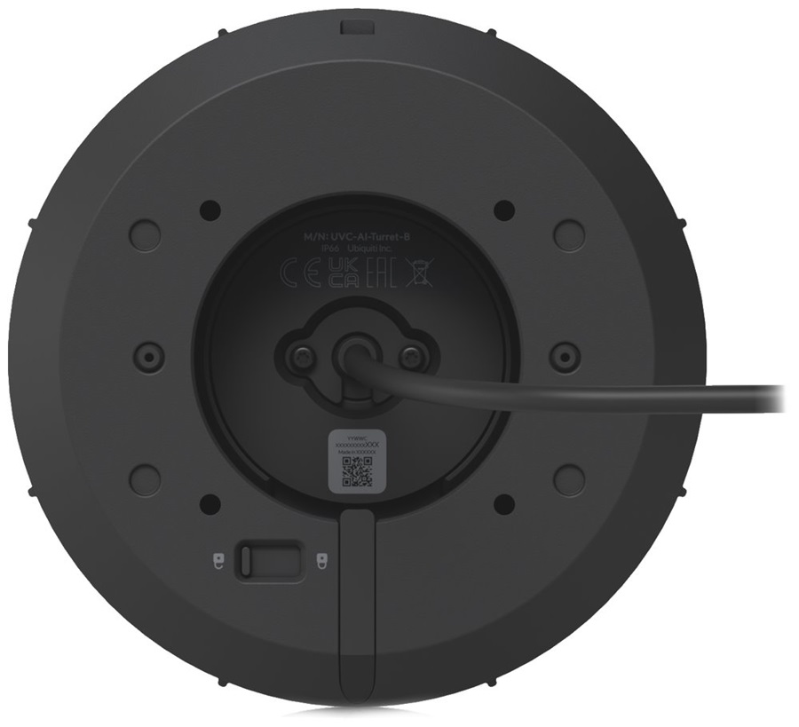UBNT UVC-AI-Turret-W, AI Turret IP kamera, 8MP, černá 