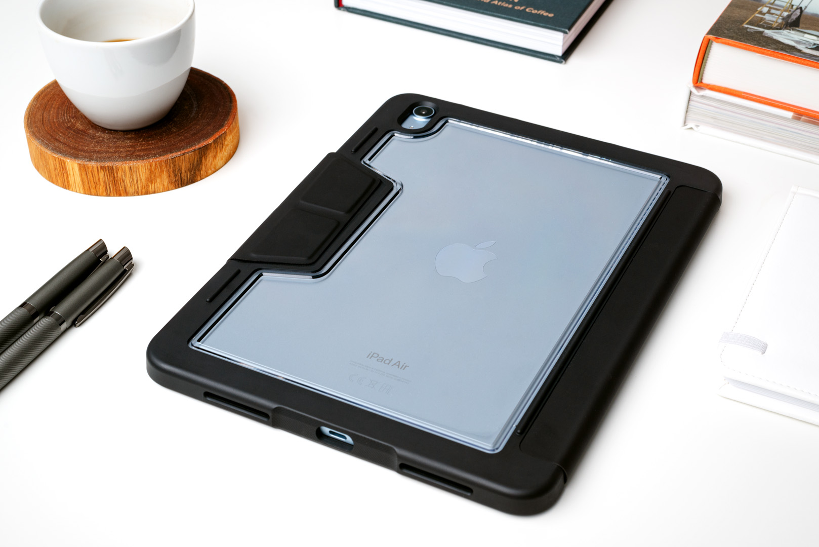 ER POWER Rugged Flip pre Apple iPad Air 11 (2025/ 2024) čierny 