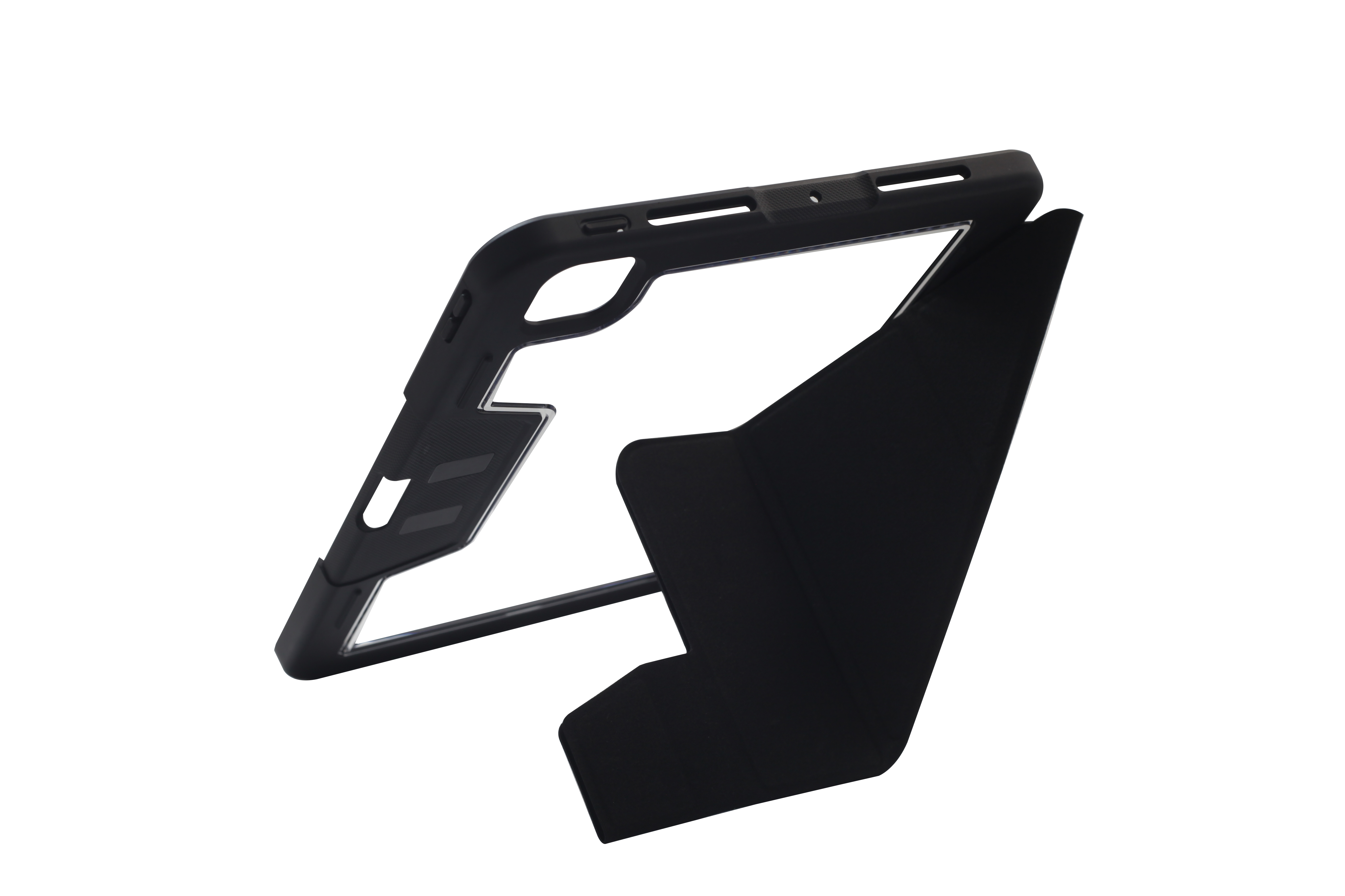 ER POWER kryt Rugged Flip pre Apple iPad Pro 11 (2024) čierny 