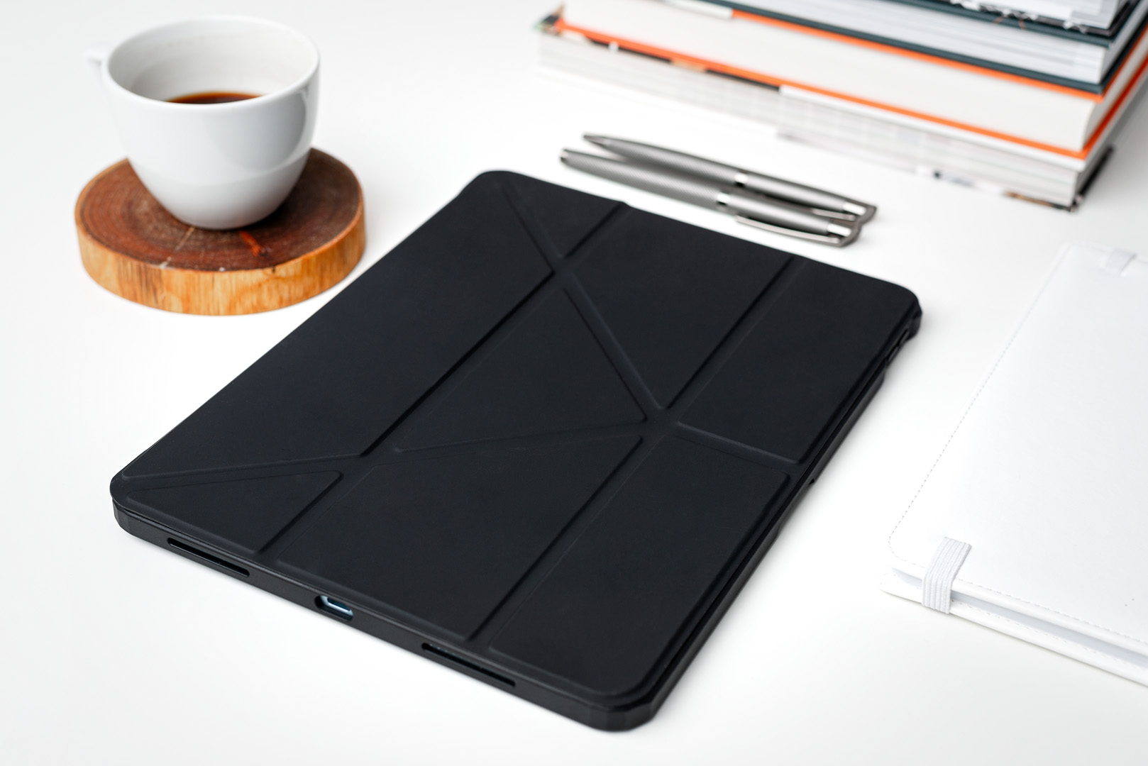ER POWER kryt Flip Folio pre Apple iPad Air 13 (2025/ 2024) čierny 