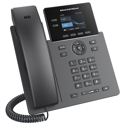 Grandstream GRP2610 SIP telefón, 2 linky, 8 VPK, farebný LCD, 2 SIP účty 