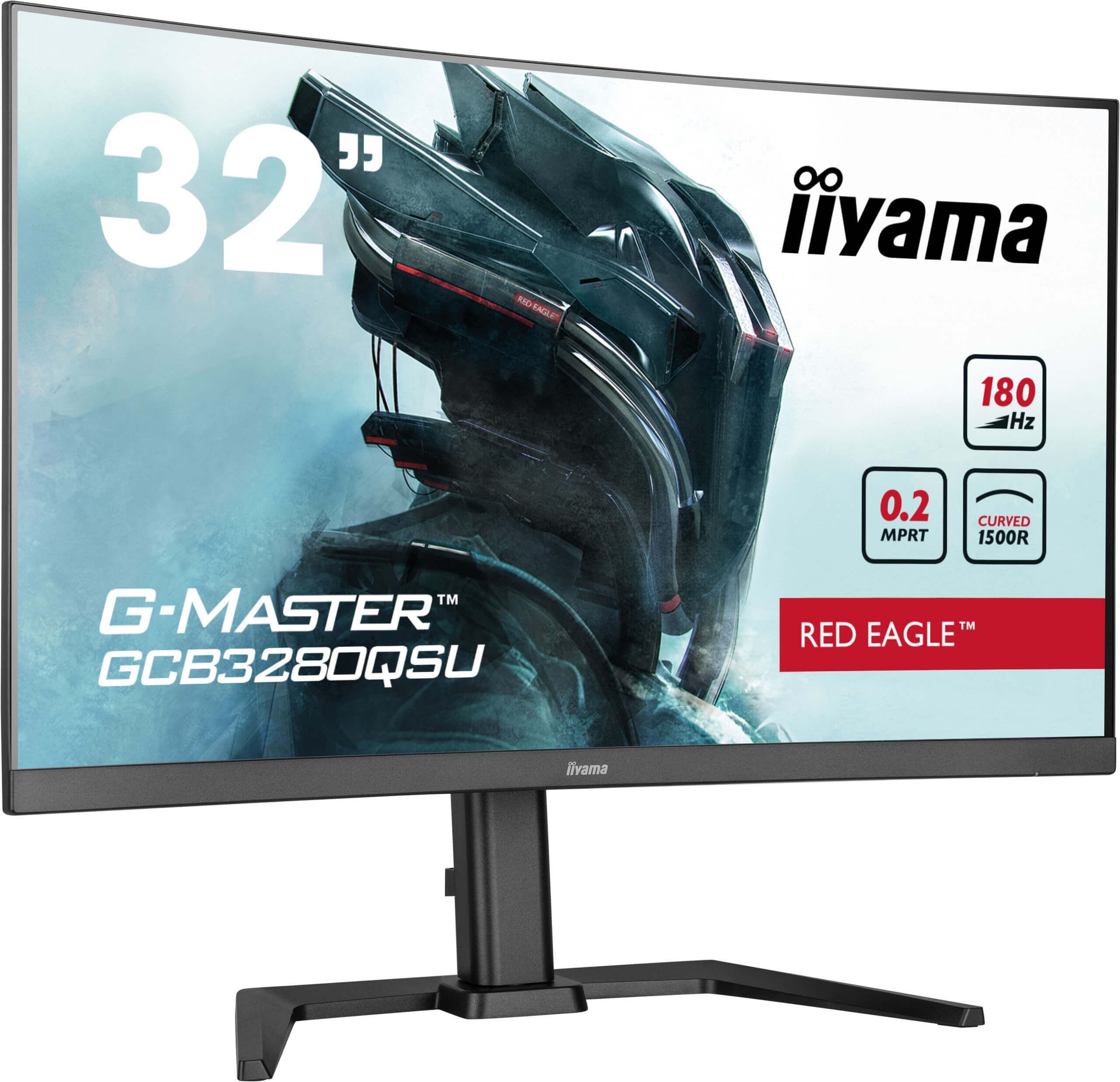 iiyama G-Master/ GCB3280QSU-B2/ 31, 5"/ VA/ QHD/ 180Hz/ 0, 2ms/ Black/ 3R 