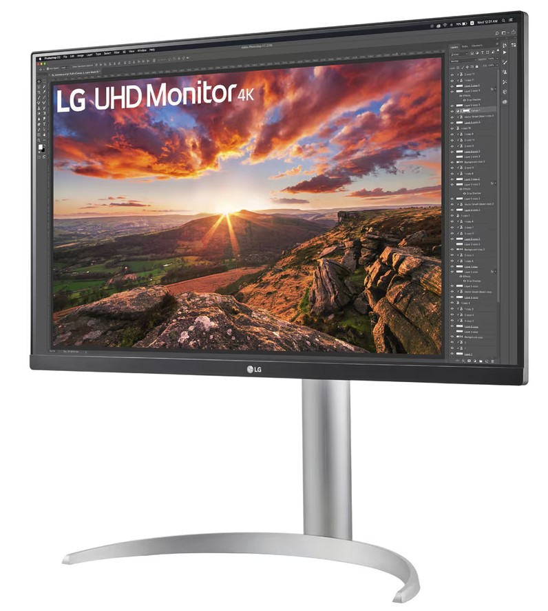 LG/ 27UP850K-W/ 27"/ IPS/ 4K UHD/ 60Hz/ 5ms/ White-Slvr/ 2R 