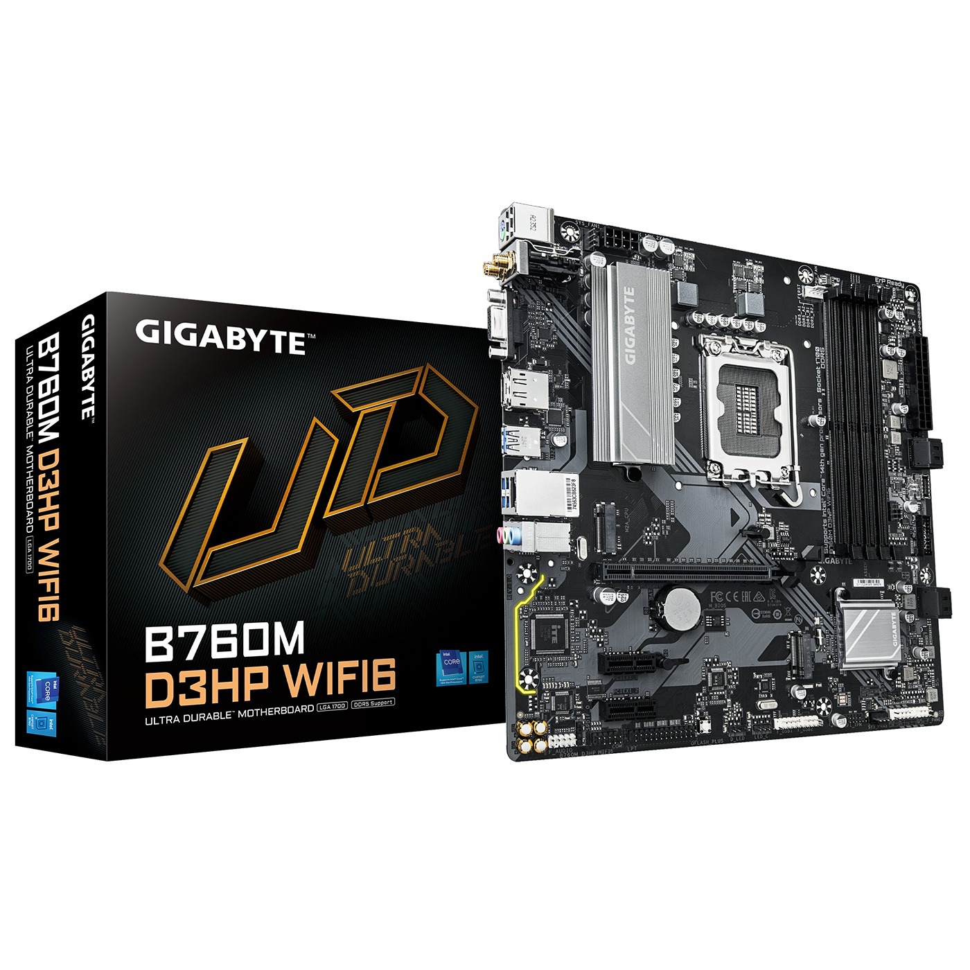 GIGABYTE B760M D3HP WIFI6/ LGA 1700/ mATX 