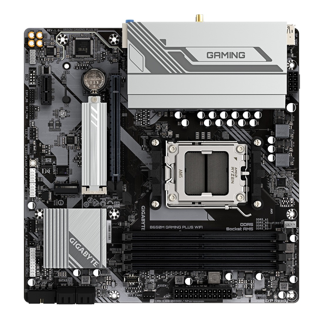 GIGABYTE B650 GAMING PLUS WIFI/ AM5/ mATX 