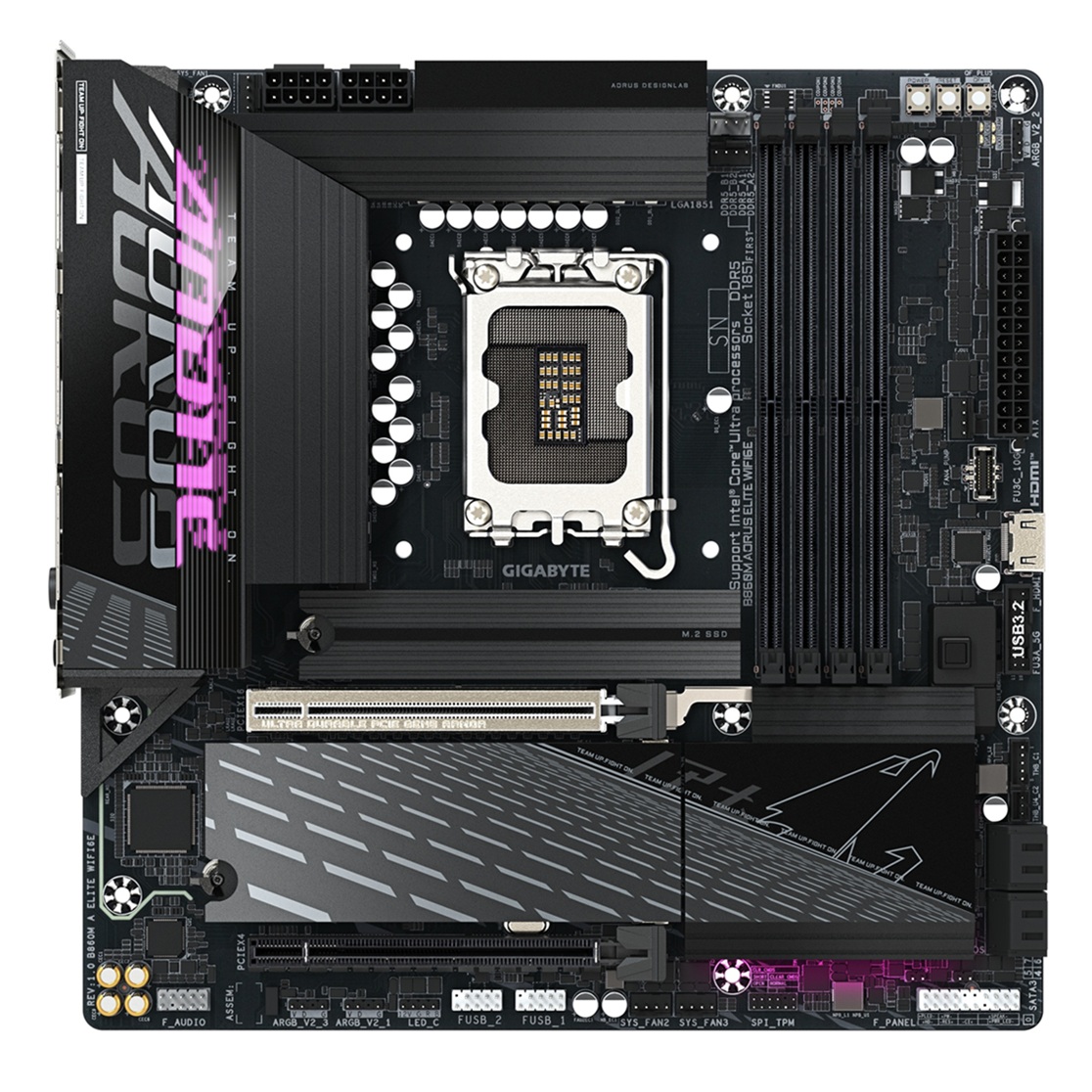 GIGABYTE B860 AORUS ELITE WIFI6E/ LGA 1851/ mATX 