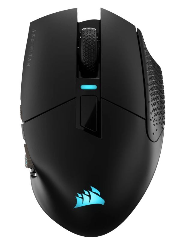 CORSAIR herní bezdrátová myš ScimitarElite RGB LED 