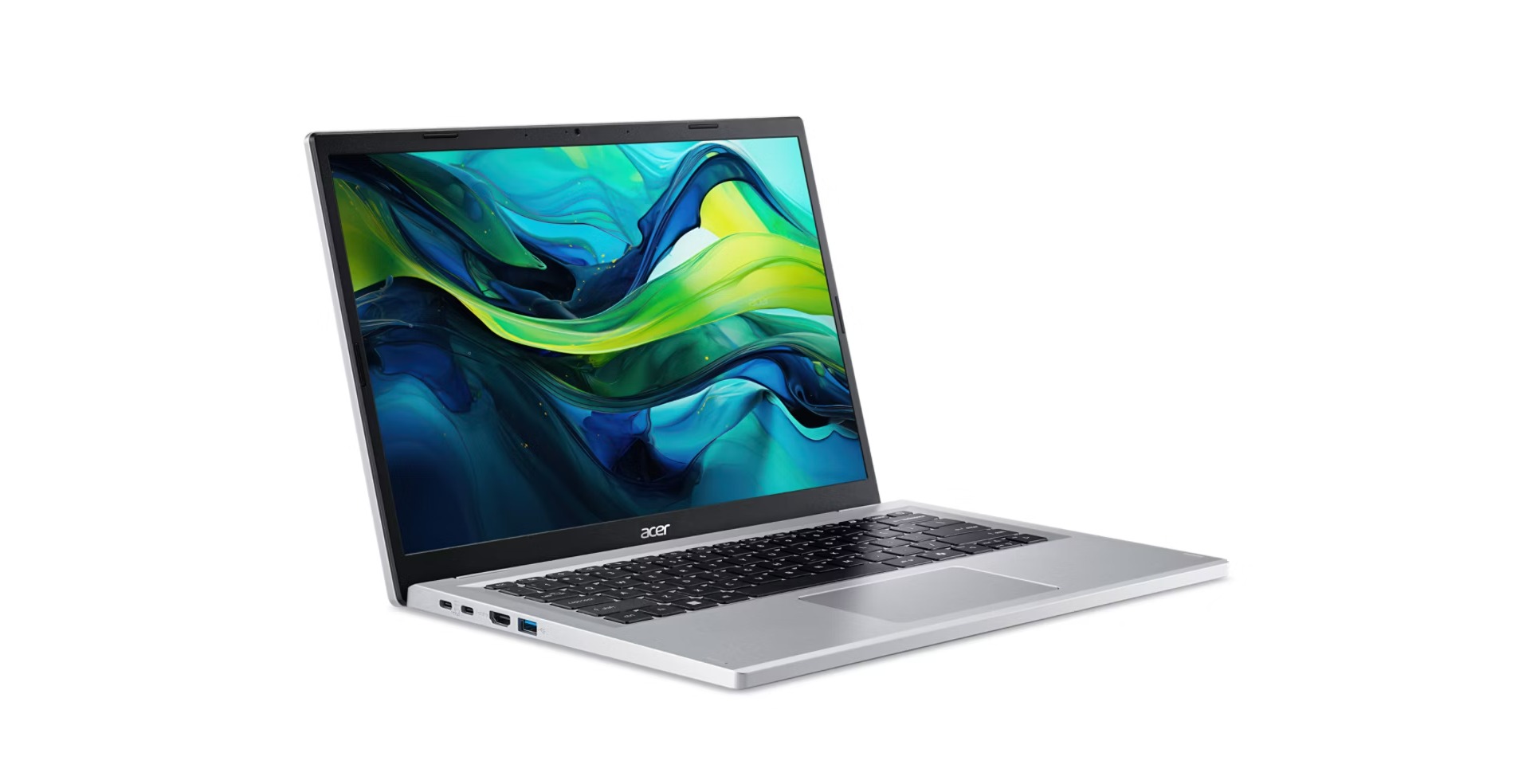 Acer Aspire Go 14/ AG14-32P-35D5/ 3-N355/ 14"/ WUXGA/ 8GB/ 512GB SSD/ UHD/ W11H/ Silver/ 2R 