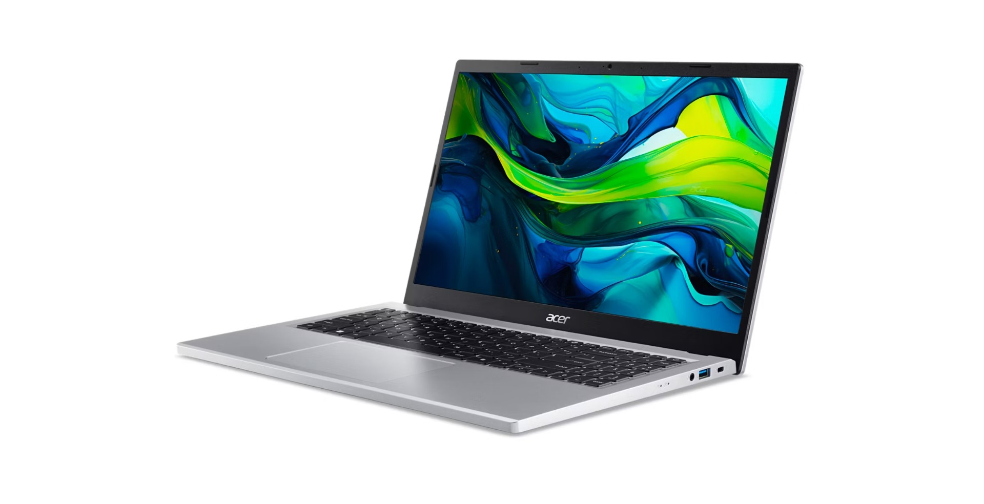 Acer Aspire Go 15/ AG15-32P-C0QV/ N150/ 15, 6"/ FHD/ 8GB/ 512GB SSD/ UHD/ bez OS/ Silver/ 2R 
