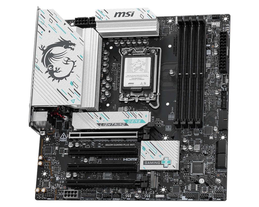 MSI B860 GAMING PLUS WIFI/ LGA 1851/ mATX 