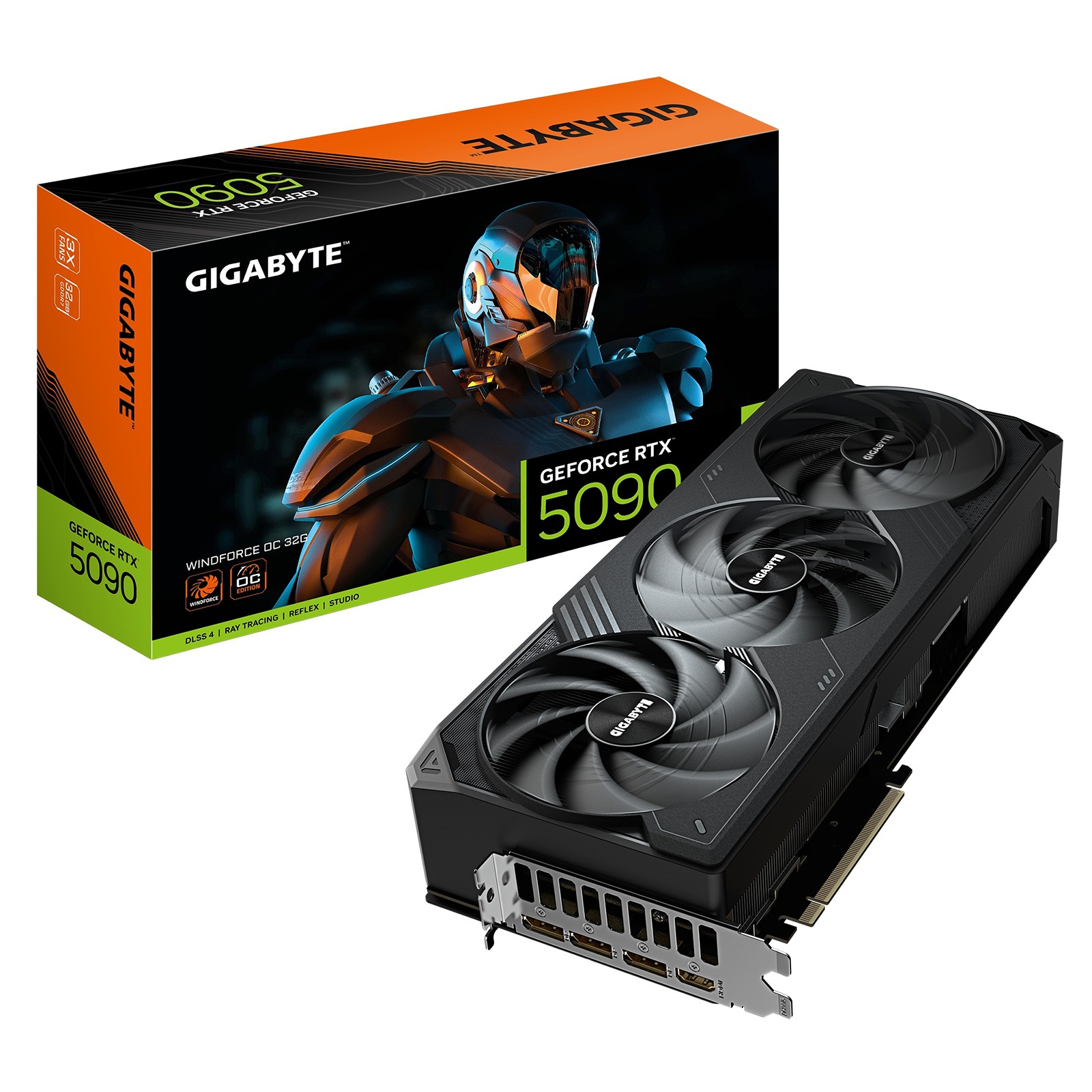 GIGABYTE GeForce RTX 5090 WINDFORCE OC 32GB GDDR7 