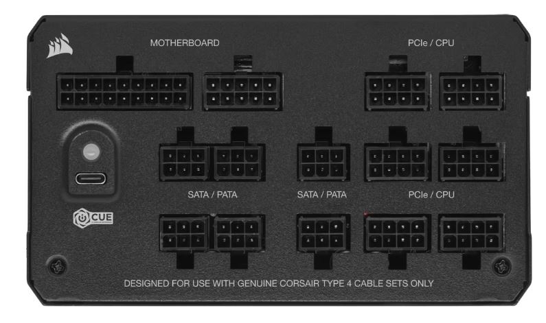 CORSAIR HX1000i/ 1000W/ ATX 3.1/ 80PLUS Platinum/ Modular/ Bulk 