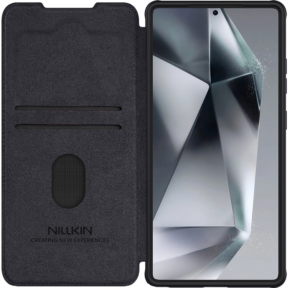 Nillkin Qin Book PRO Puzdro pre Samsung Galaxy S25 Ultra Black 