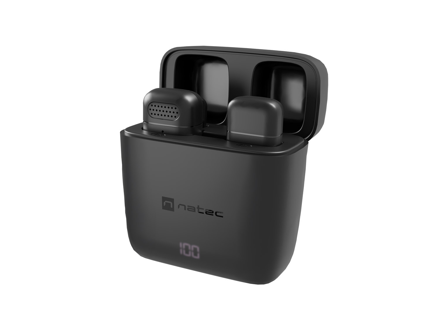 Mobilný bezdrôtový mikrofón Natec HOPPER LAVALIER USB-C 