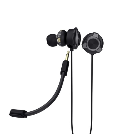 Trust GXT 406 Pine Multiplatform gaming earphones/ Jack/ Čierna 