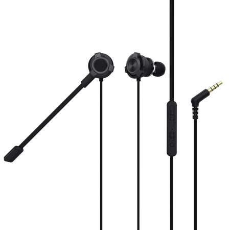 Trust GXT 406 Pine Multiplatform gaming earphones/ Jack/ Čierna 