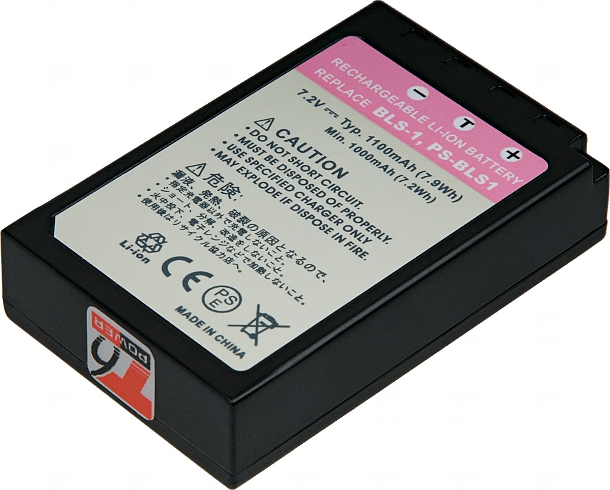 Batéria T6 Power pre Olympus PS-BLS1, 900mAh, 6, 5Wh 