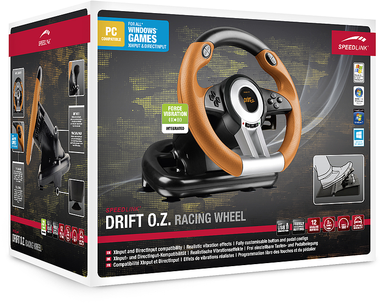 DRIFT O.Z. Racing Wheel PC 