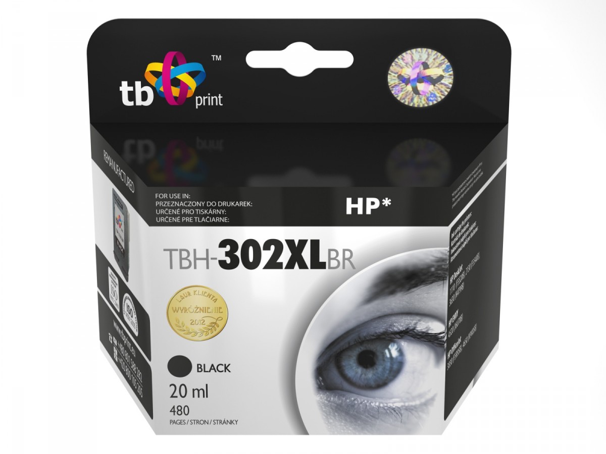 Ink. kazeta TB kompat. s HP F6U68AE, reman.
