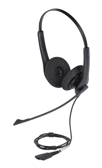 Jabra BIZ 1500/ Stereo/ QD/ Drôt/ Čierna
