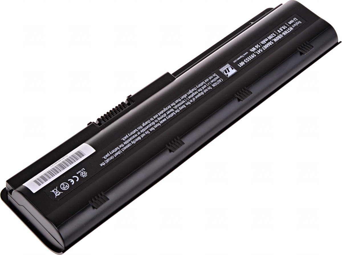 Batéria T6 Power HP Pavilion dv3-4000, dv4-4000, dv5-2000, dv6-3000, dv7-4000, 5200mAh, 56Wh, 6cell 