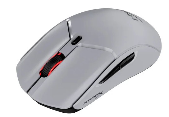 HyperX Pulsefire Haste 2 Pre/ Herná/ Optická/ Pre pravákov/ 26 000 DPI/ USB+BT/ Sivá 