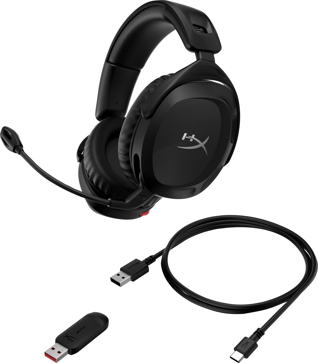 HyperX Cloud Stinger 2/ Stereo/ ANC/ USB/ Bezdrať/ Čierna 