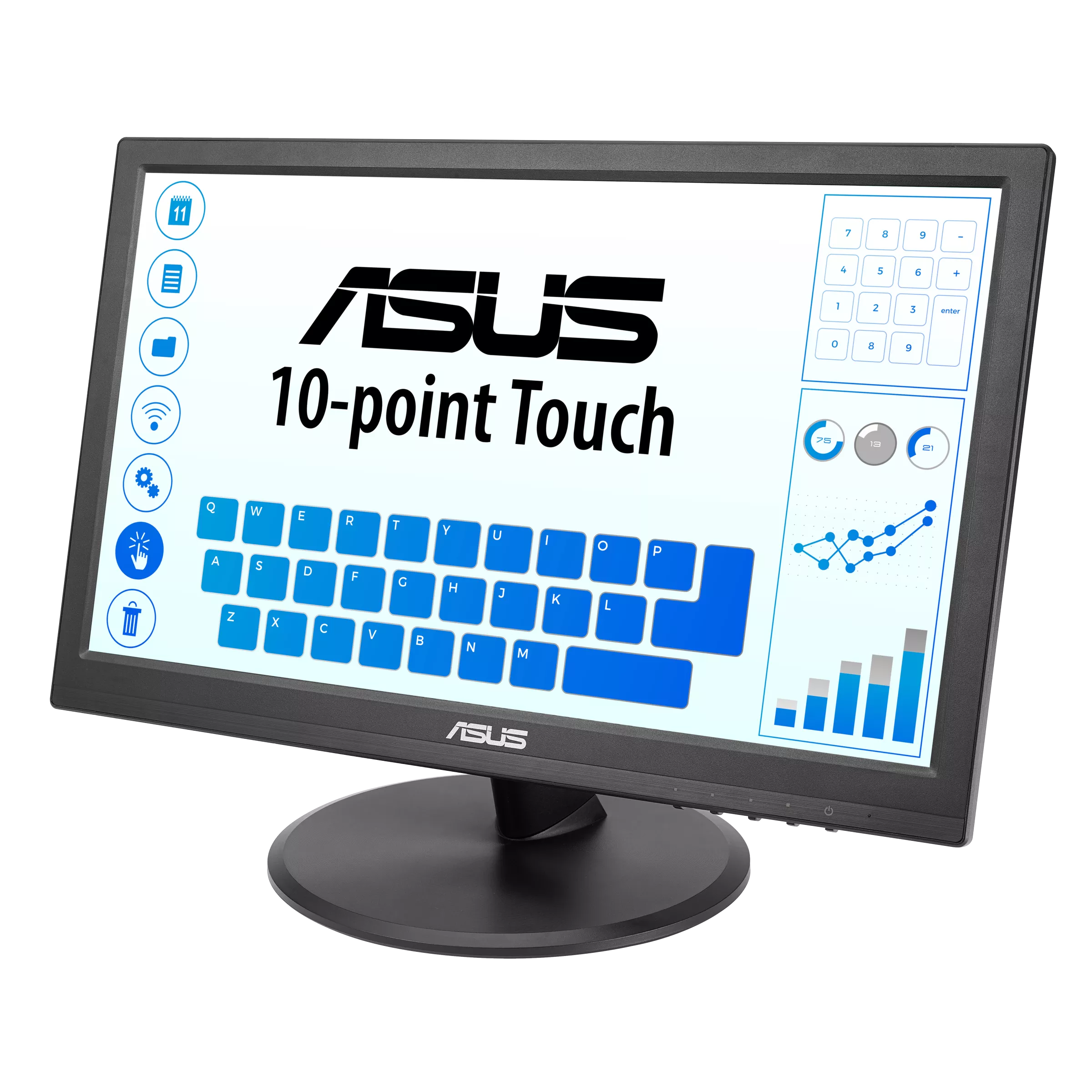 15, 6" LED ASUS VT169HE - FHD, 16:9, HDMI, VGA 