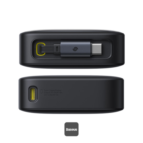 Baseus Powerbanka OS Free2Pull 10000mAh 30W čierna 