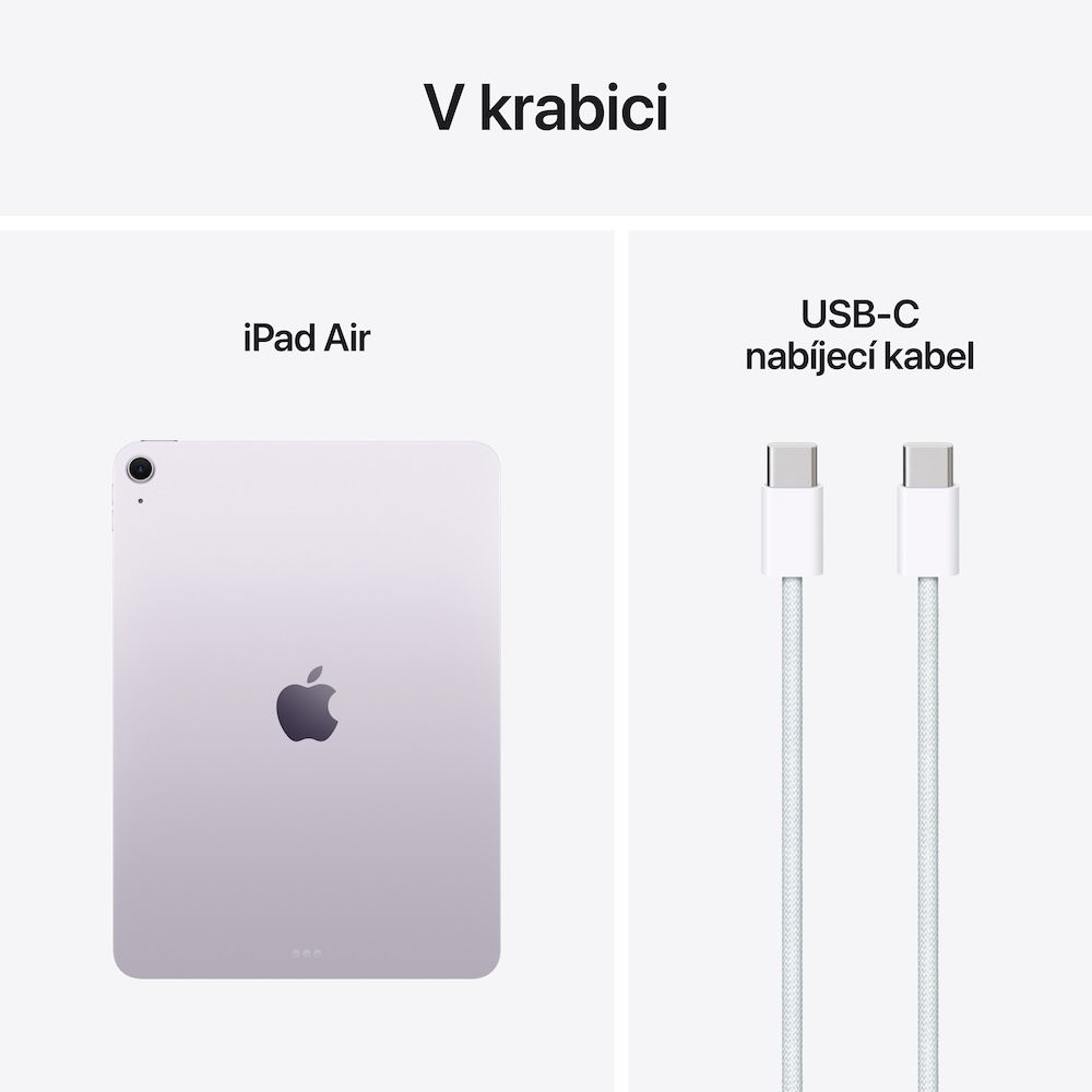 Apple iPad Air 11"/ (M3) Wi-Fi/ 10, 86"/ 2360x1640/ 8GB/ 128GB/ iPadOS18/ Purple 