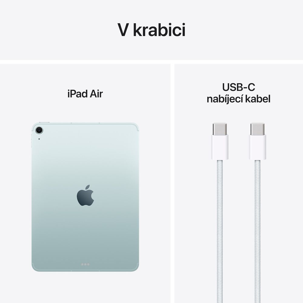 Apple iPad Air 11"/ (M3) Wi-Fi + Cellular/ 10, 86"/ 2360x1640/ 8GB/ 256GB/ iPadOS18/ Blue 