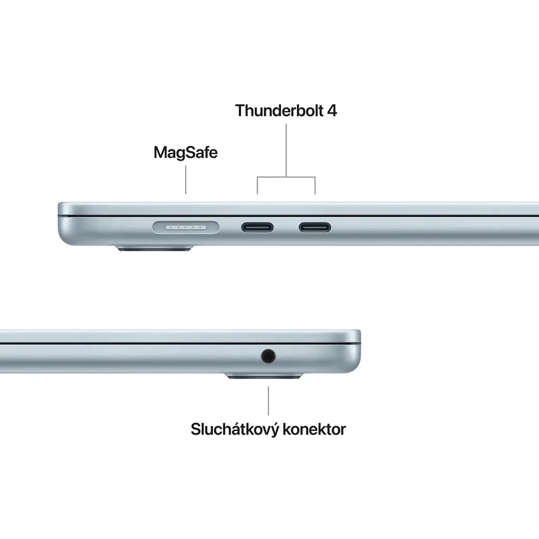 Apple MacBook Air 15"/ M4/ 15, 3"/ 2880x1864/ 16GB/ 512GB SSD/ M4/ Sequoia/ Sky Blue/ 1R 