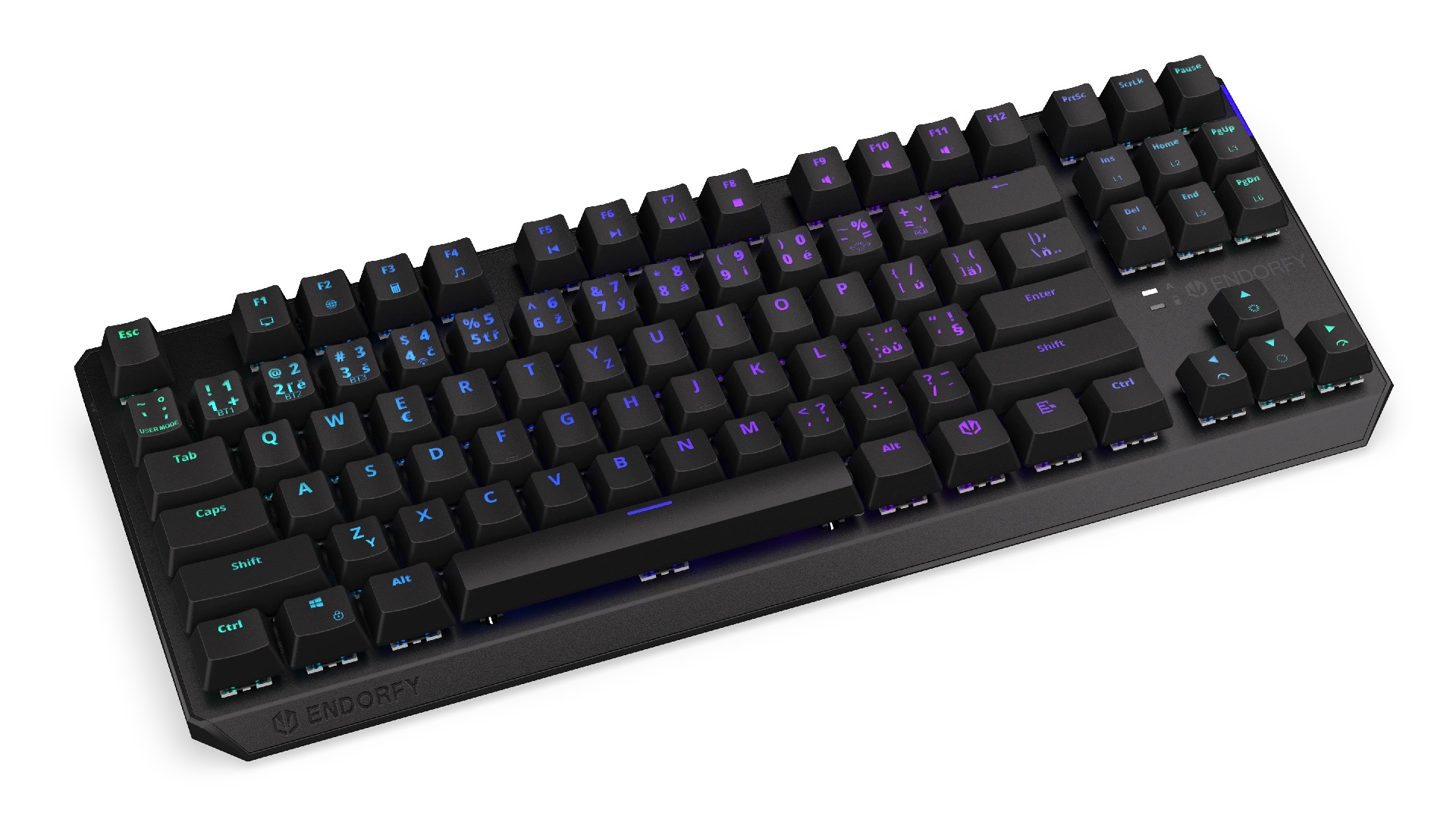 Endorfy Thock TKL Brown/ Drôtové/ Bezdrôtové/ CZ layout/ Čierna 