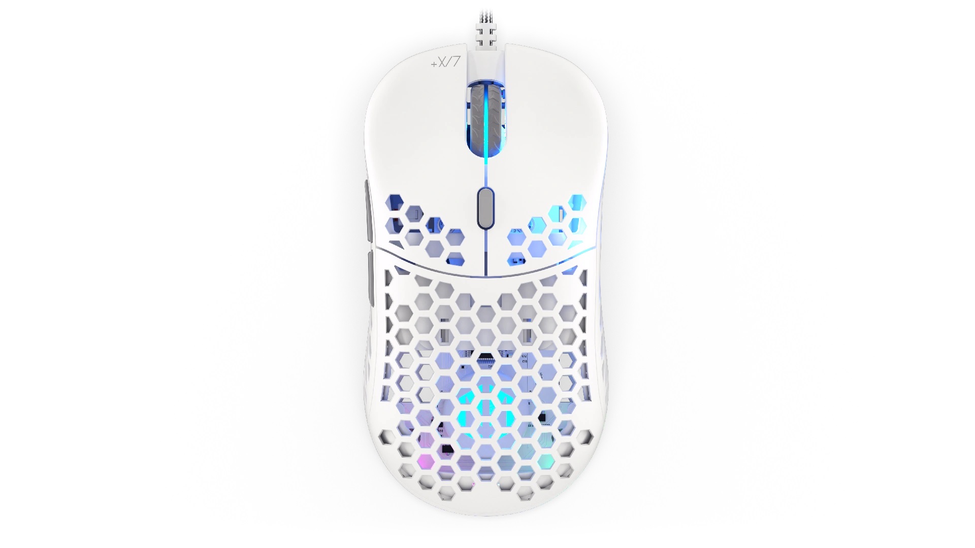 Endorfy LIX Plus/ Herná/ Optická/ Pre pravákov/ 19 000 DPI/ Drôtové USB-A/ Biela 